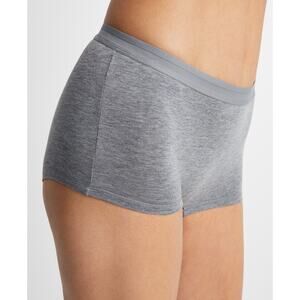 State of Day Women's Cotton Blend Boyshort Underwear Gray Size M 1005